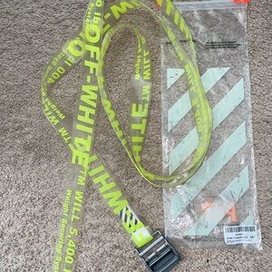 Off - White Rubber Industrial Belt